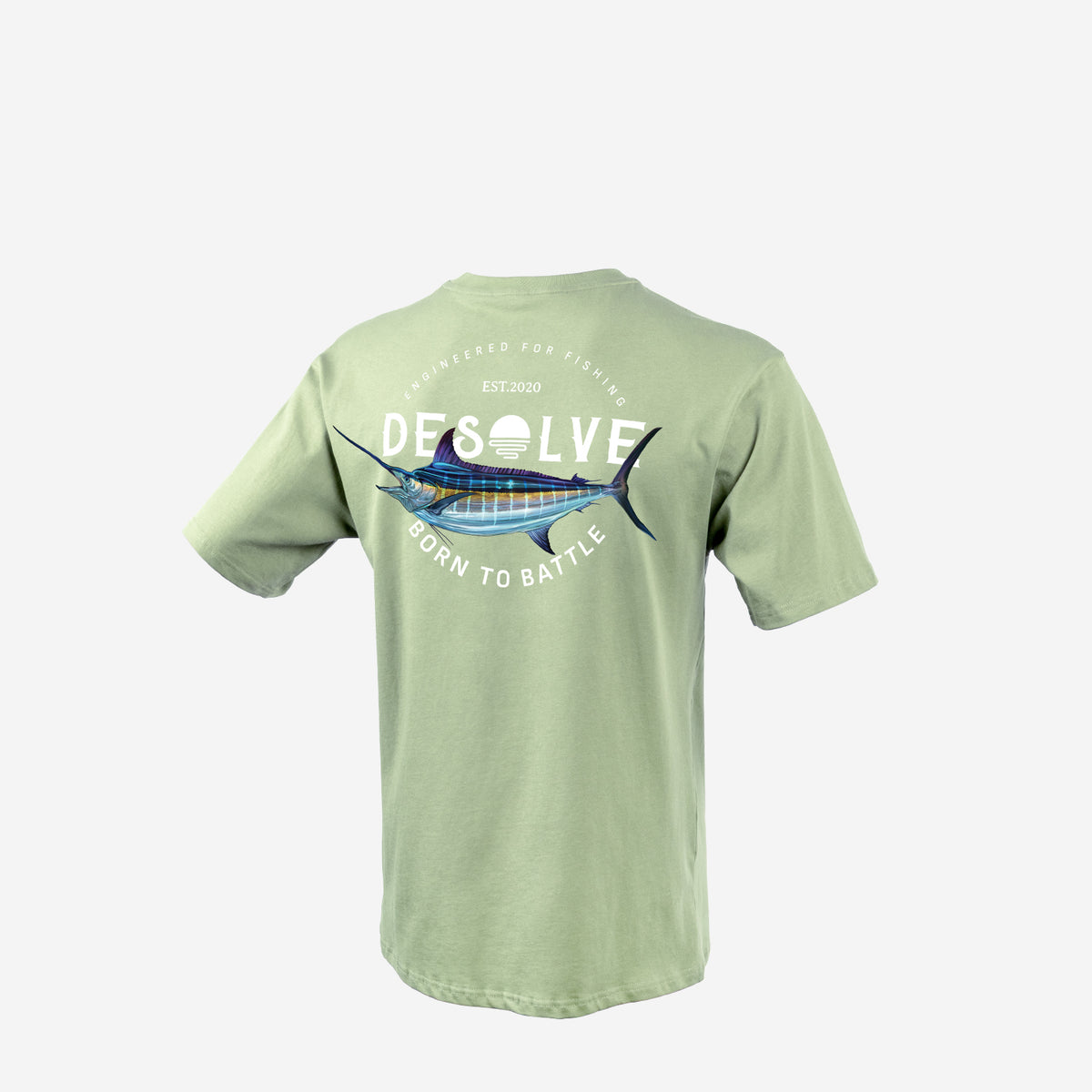 Born To Battle Tee Blue Marlin