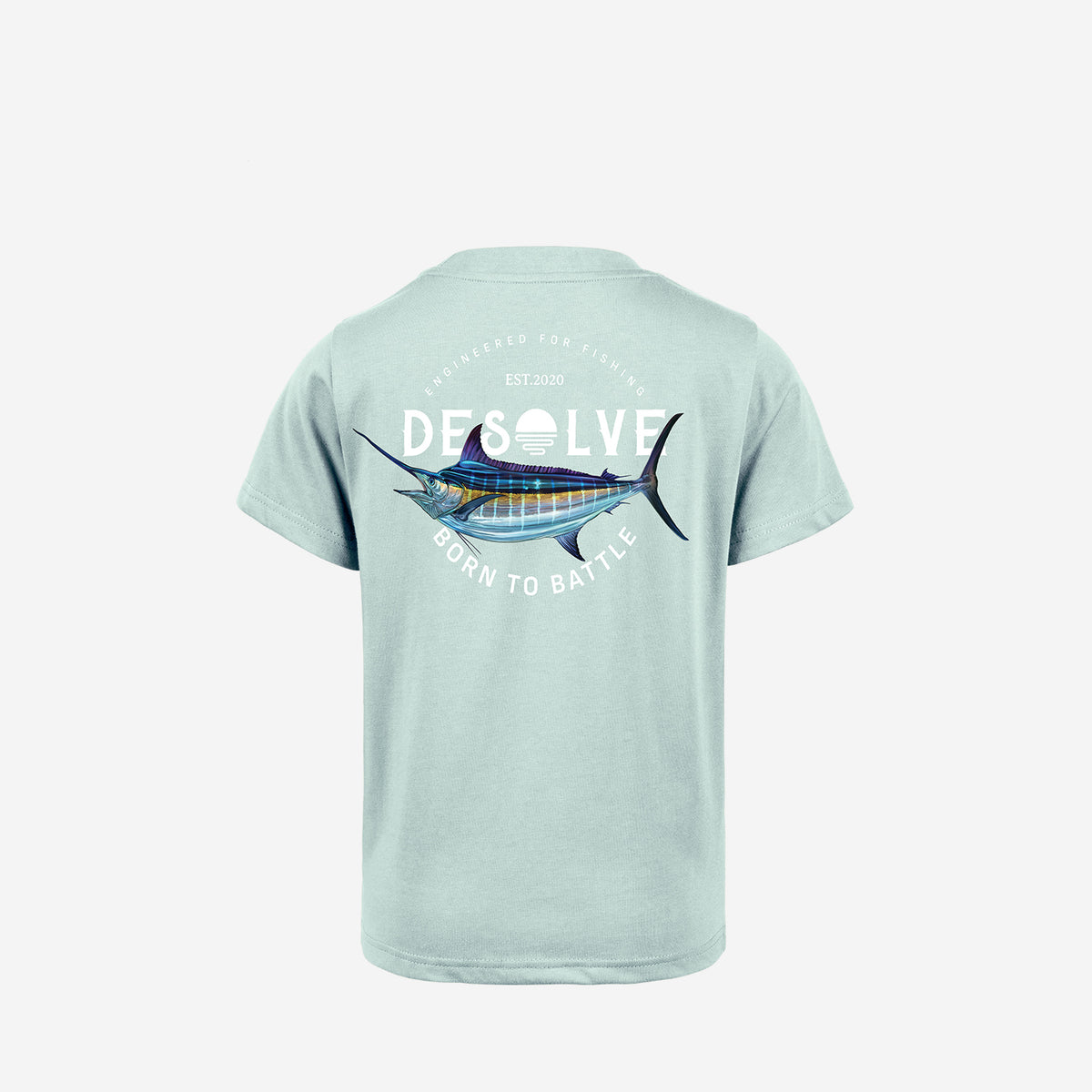 Born To Battle Tee Blue Marlin Kids'