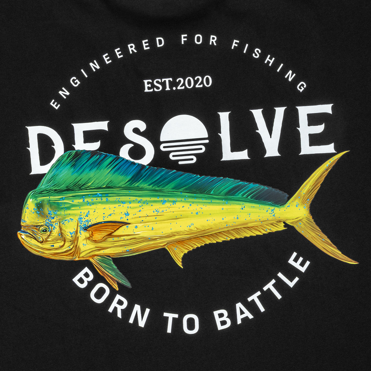 Born To Battle Tee Mahi Mahi