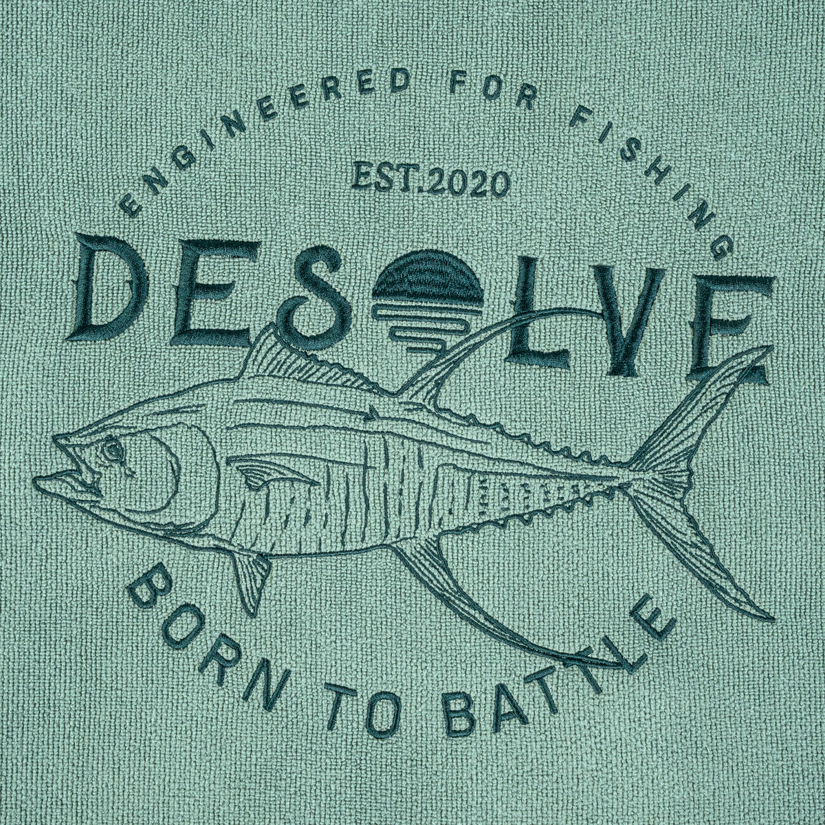 Born To Battle Towel Poncho Yellowfin