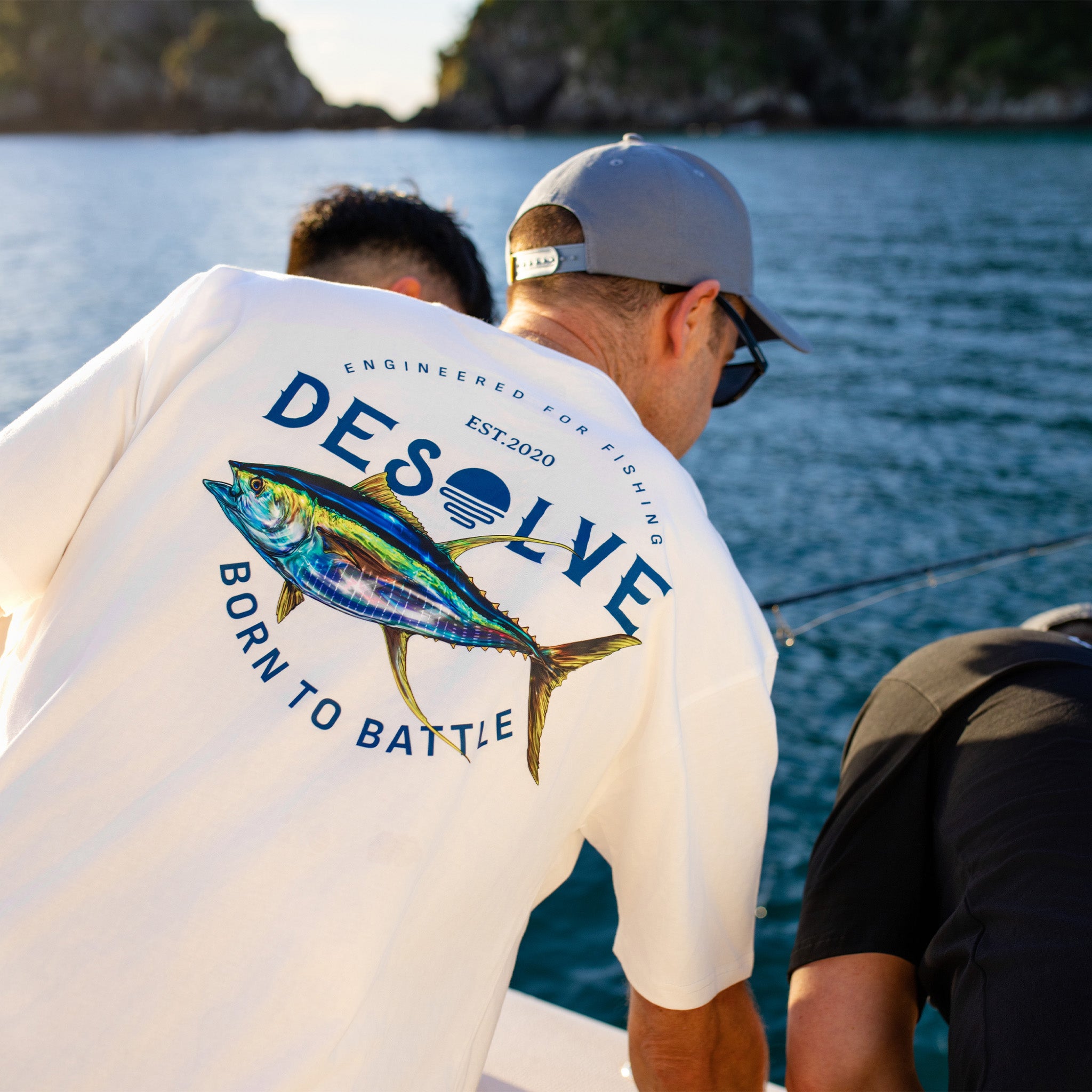 Born To Battle Tee Yellowfin