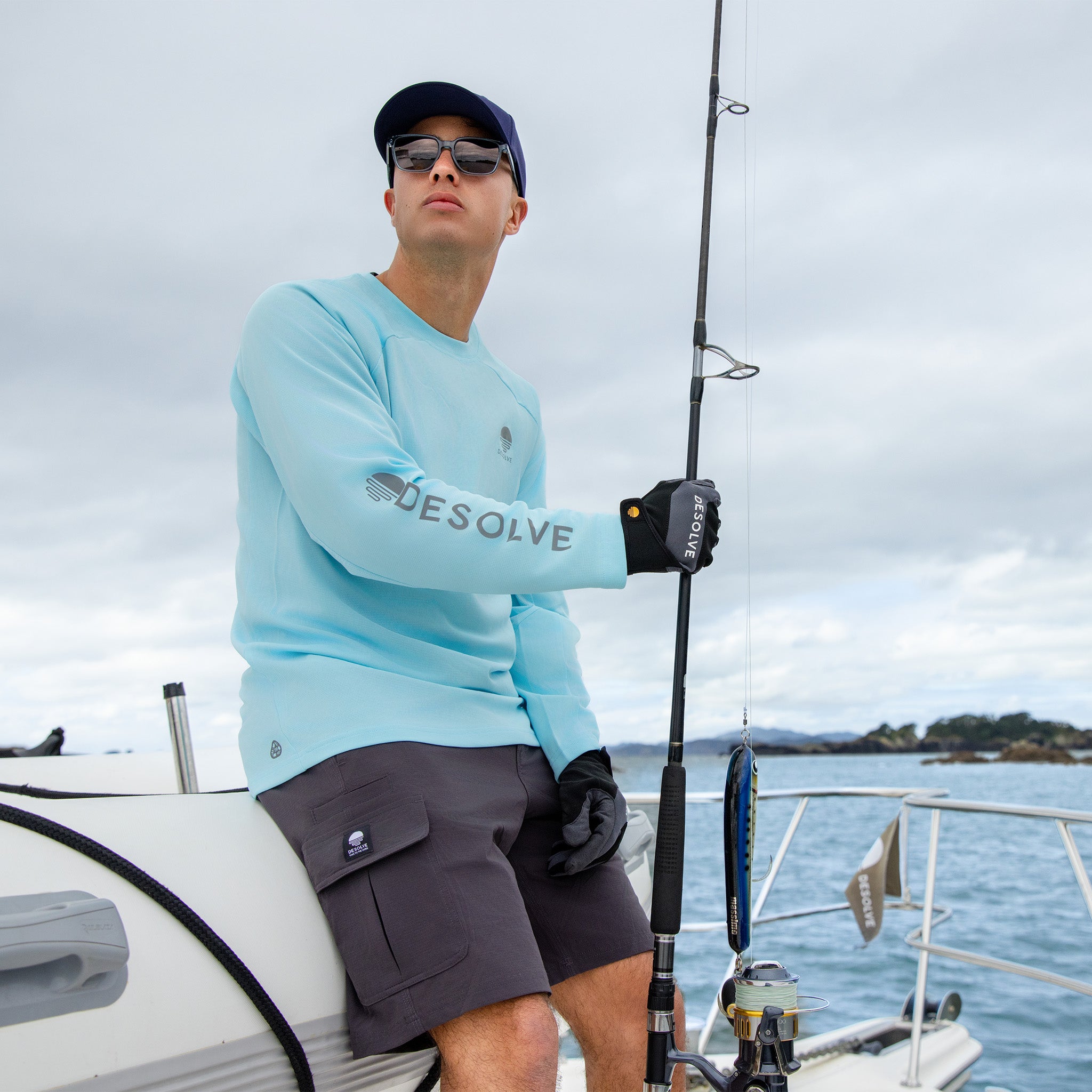 Helios Crew Fishing Shirt