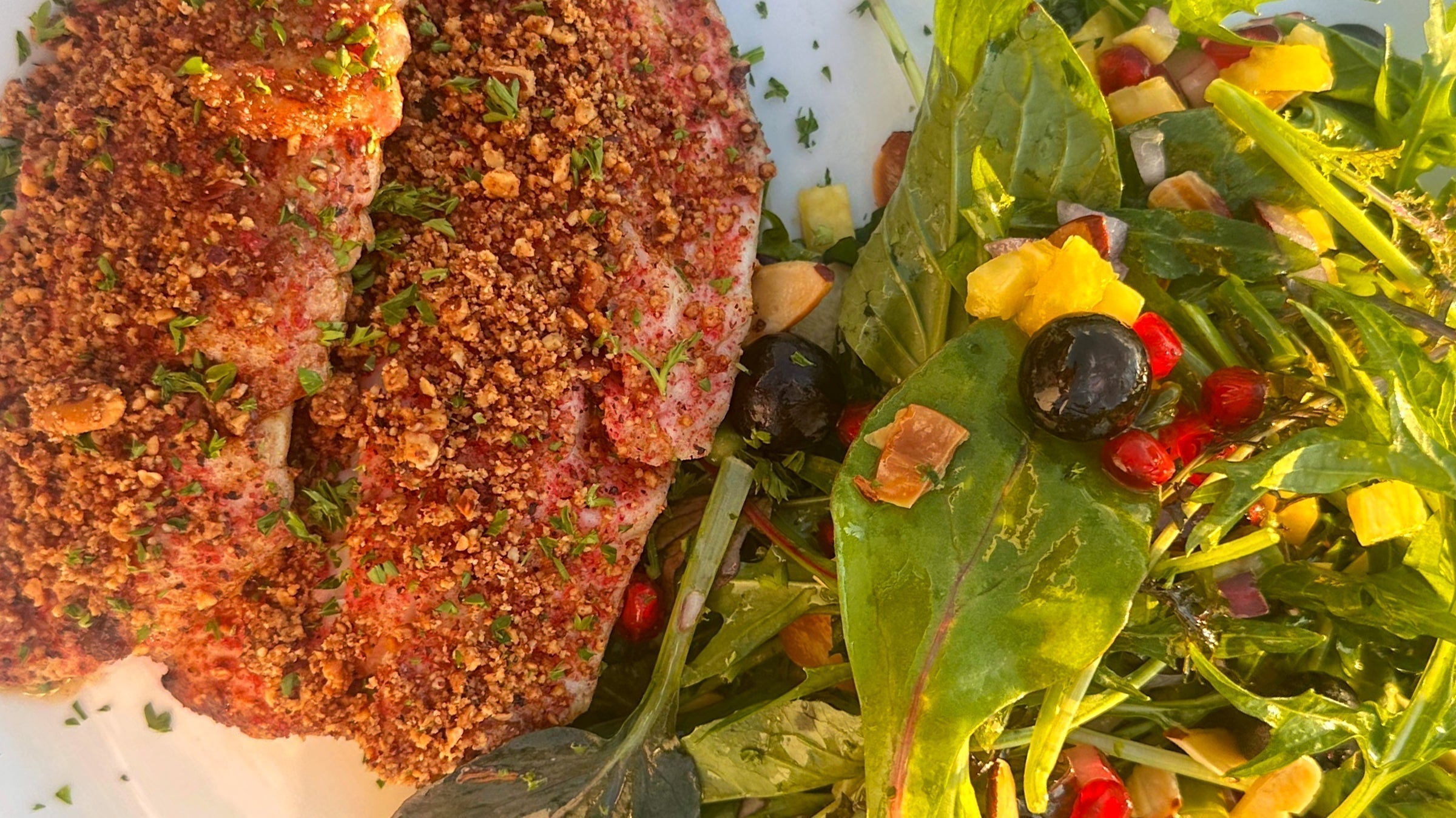 Pecan Toasted Snapper For Two by Paul Patterson