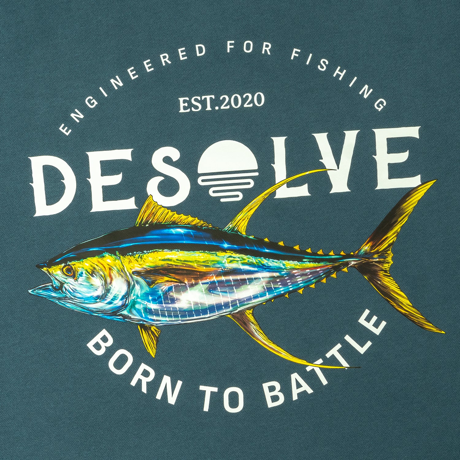 Born to Battle Hoodie Kids Yellowfin