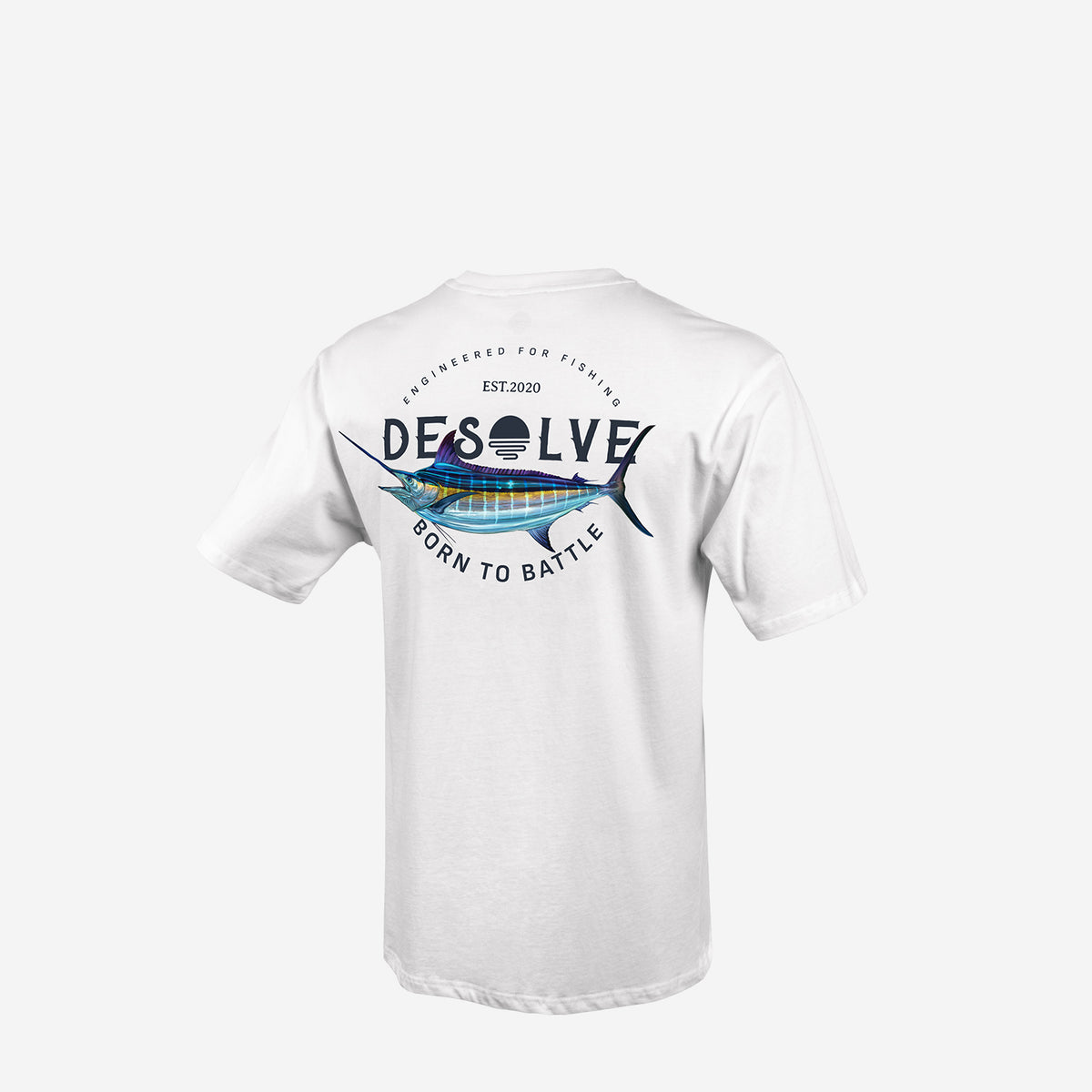 Born To Battle Tee Blue Marlin