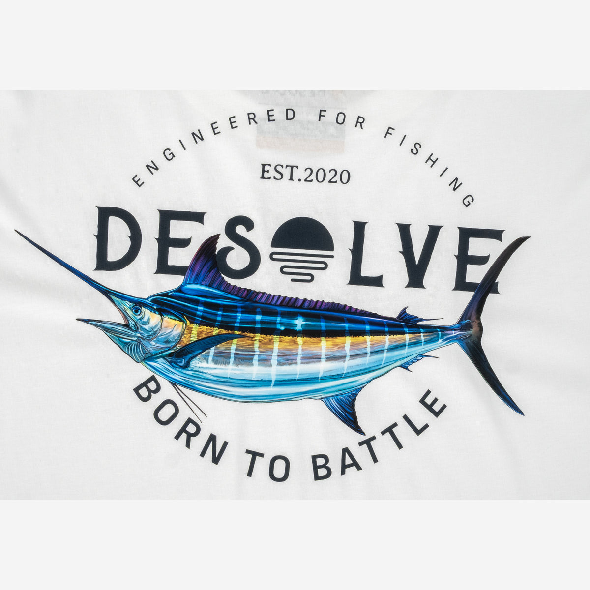 Born To Battle Tee Blue Marlin