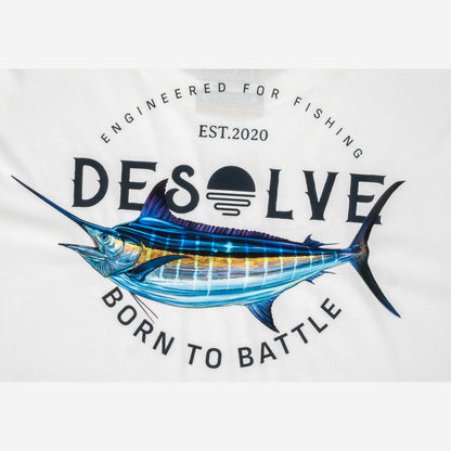 Born To Battle Tee Blue Marlin