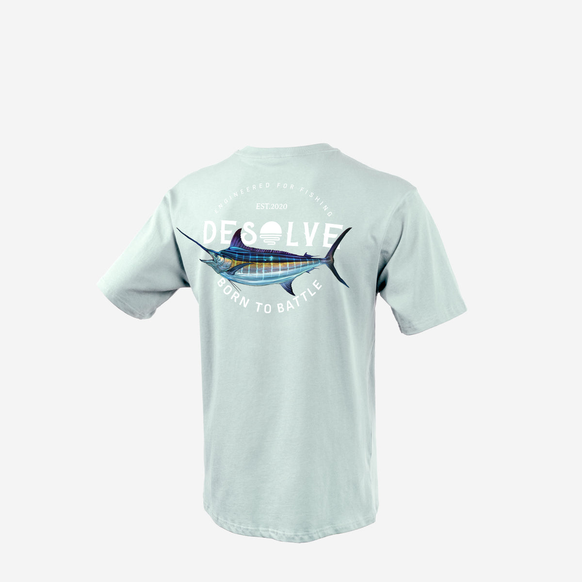 Born To Battle Tee Blue Marlin