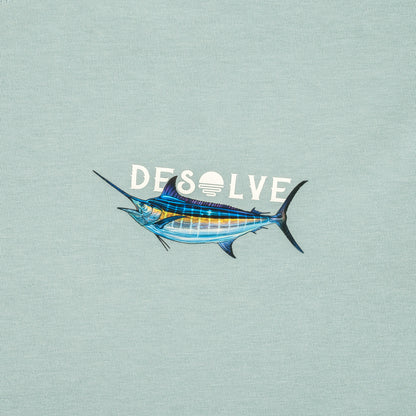 Born To Battle Tee Blue Marlin