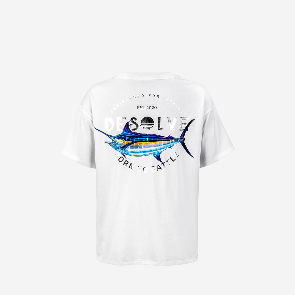 Born To Battle Tee Blue Marlin Women's