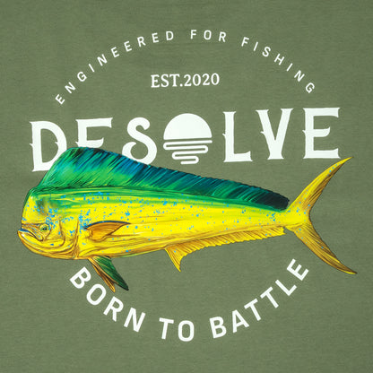 Born To Battle Tee Mahi Mahi