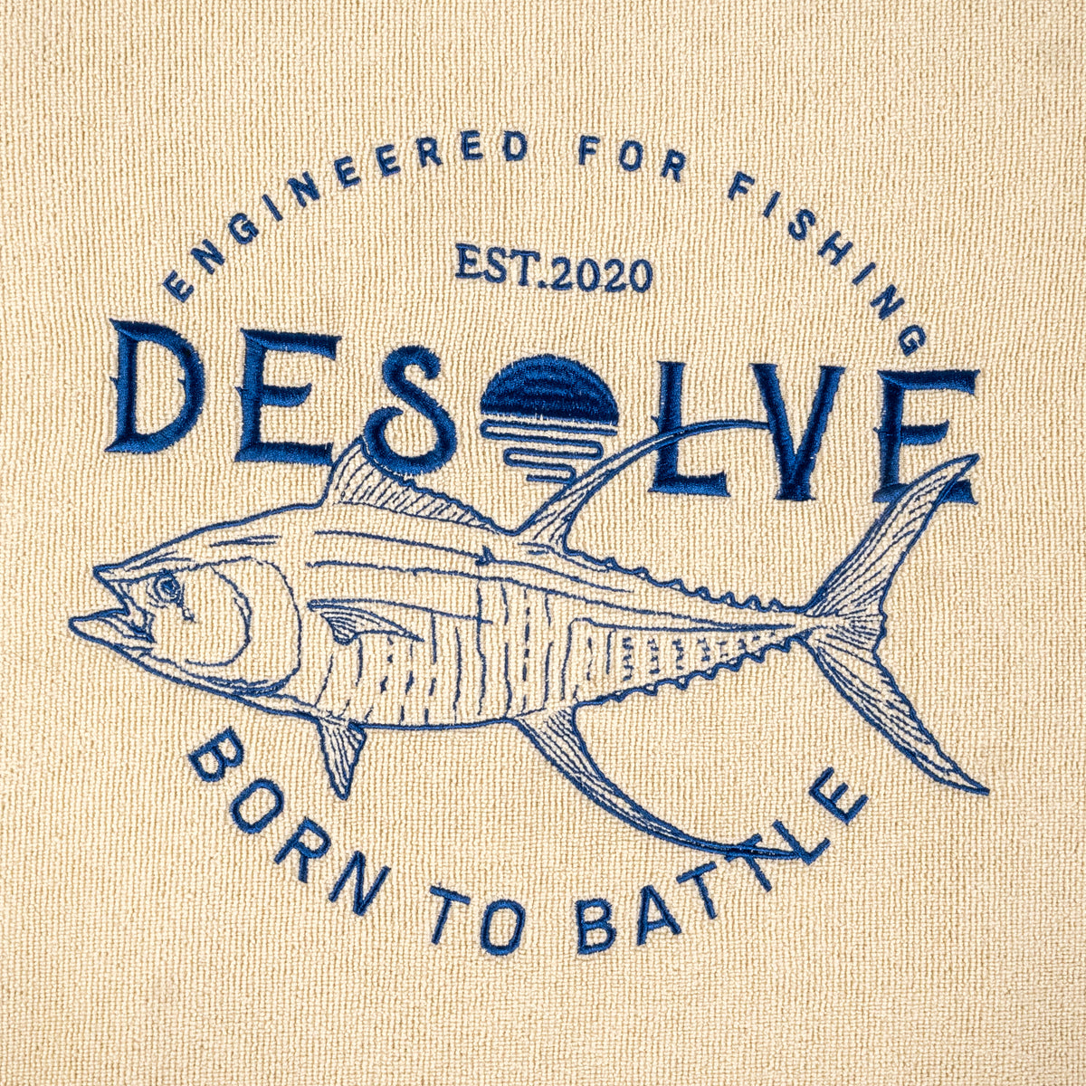 Born To Battle Towel Poncho Yellowfin