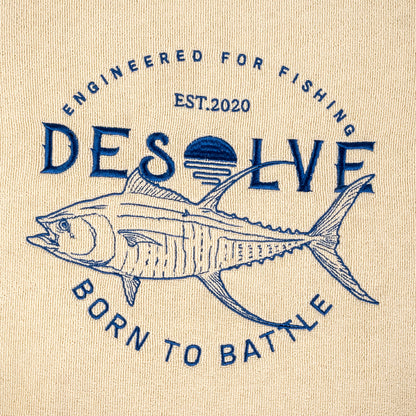 Born To Battle Towel Poncho Yellowfin
