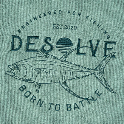 Born To Battle Towel Poncho Yellowfin
