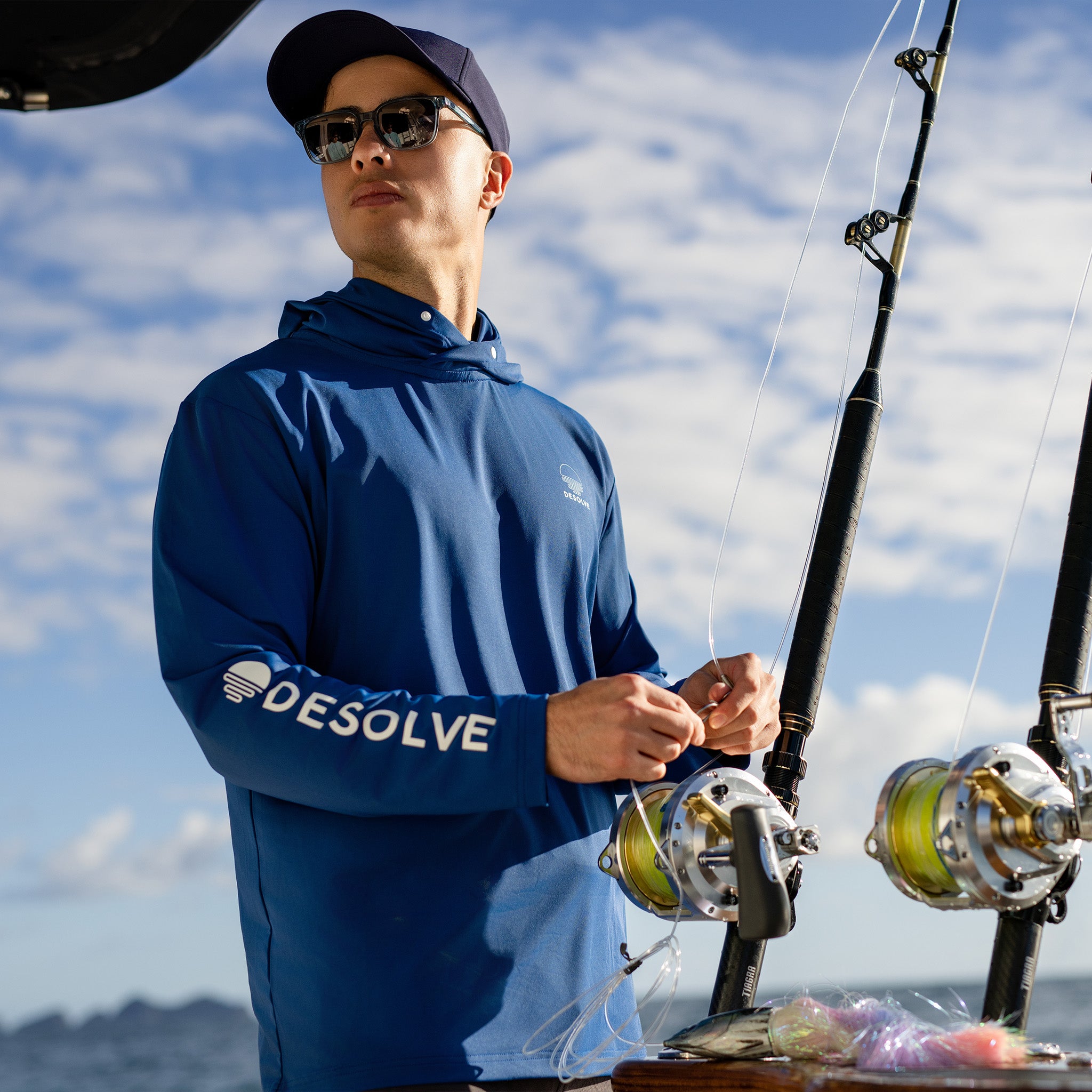 CoolFlex Hooded Fishing Shirt Ahi
