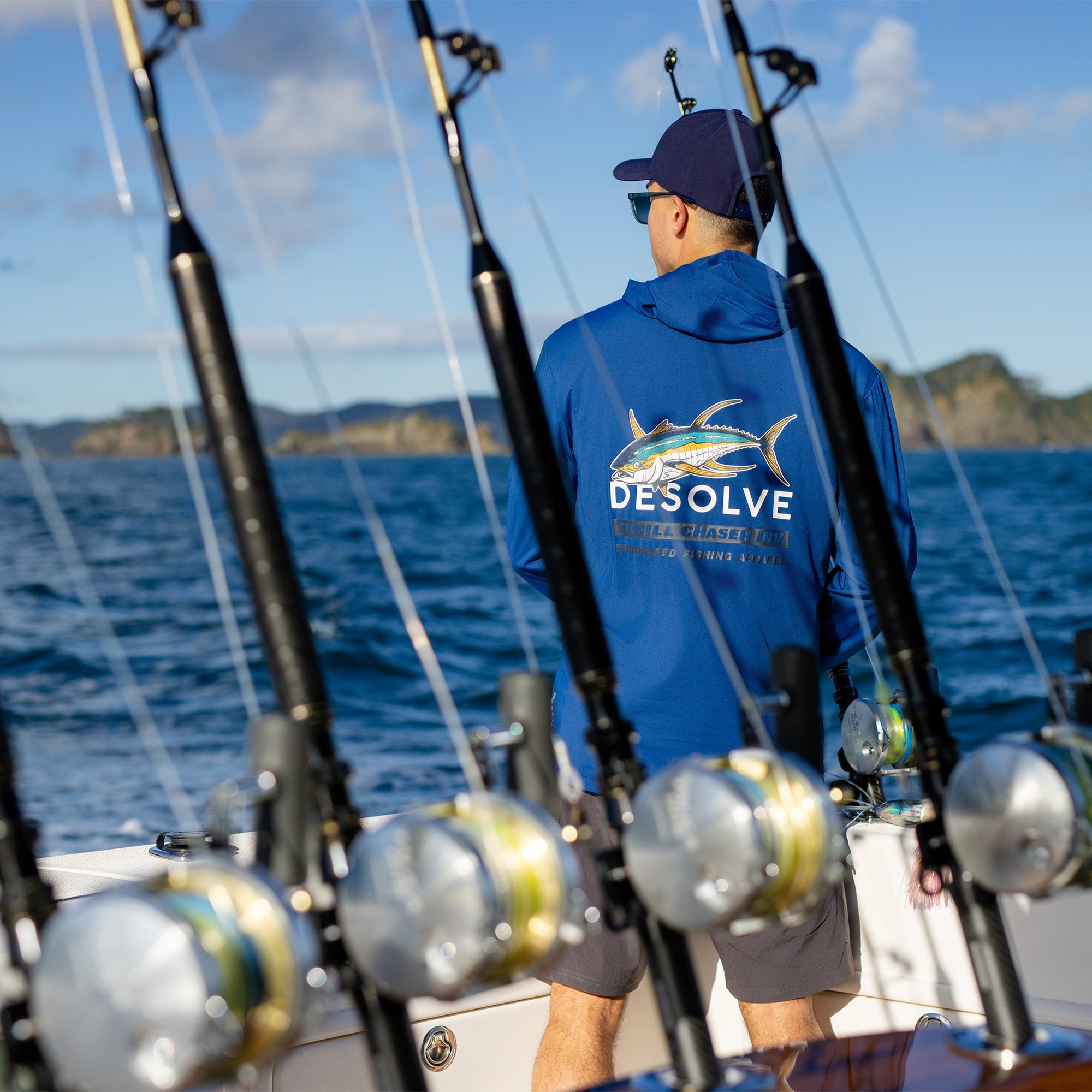 CoolFlex Hooded Fishing Shirt Ahi