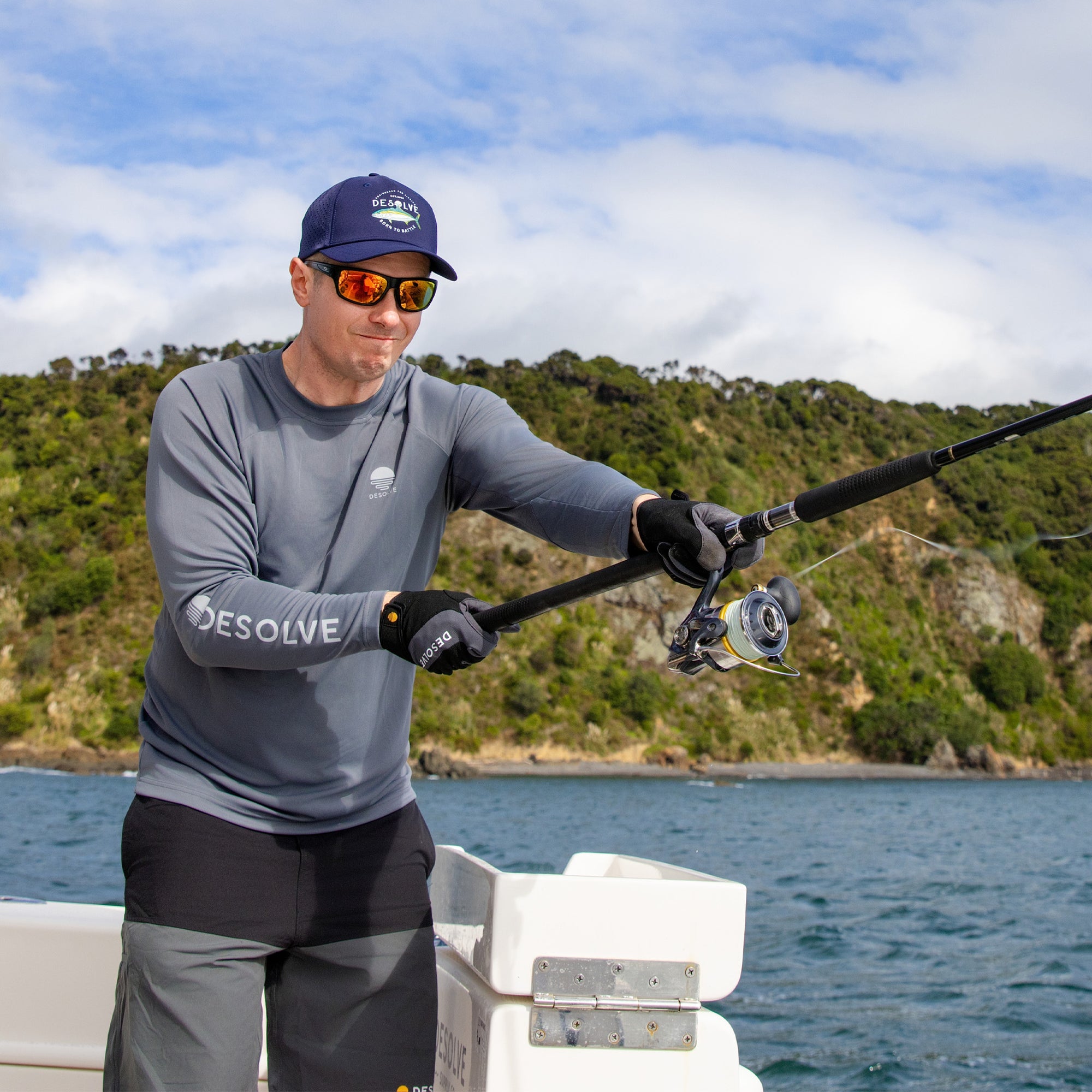 Helios Crew Fishing Shirt