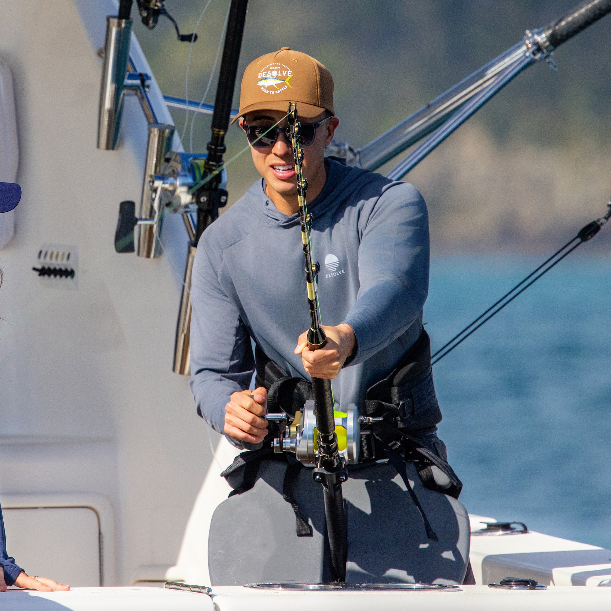 Helios Hooded Fishing Shirt Kingfish