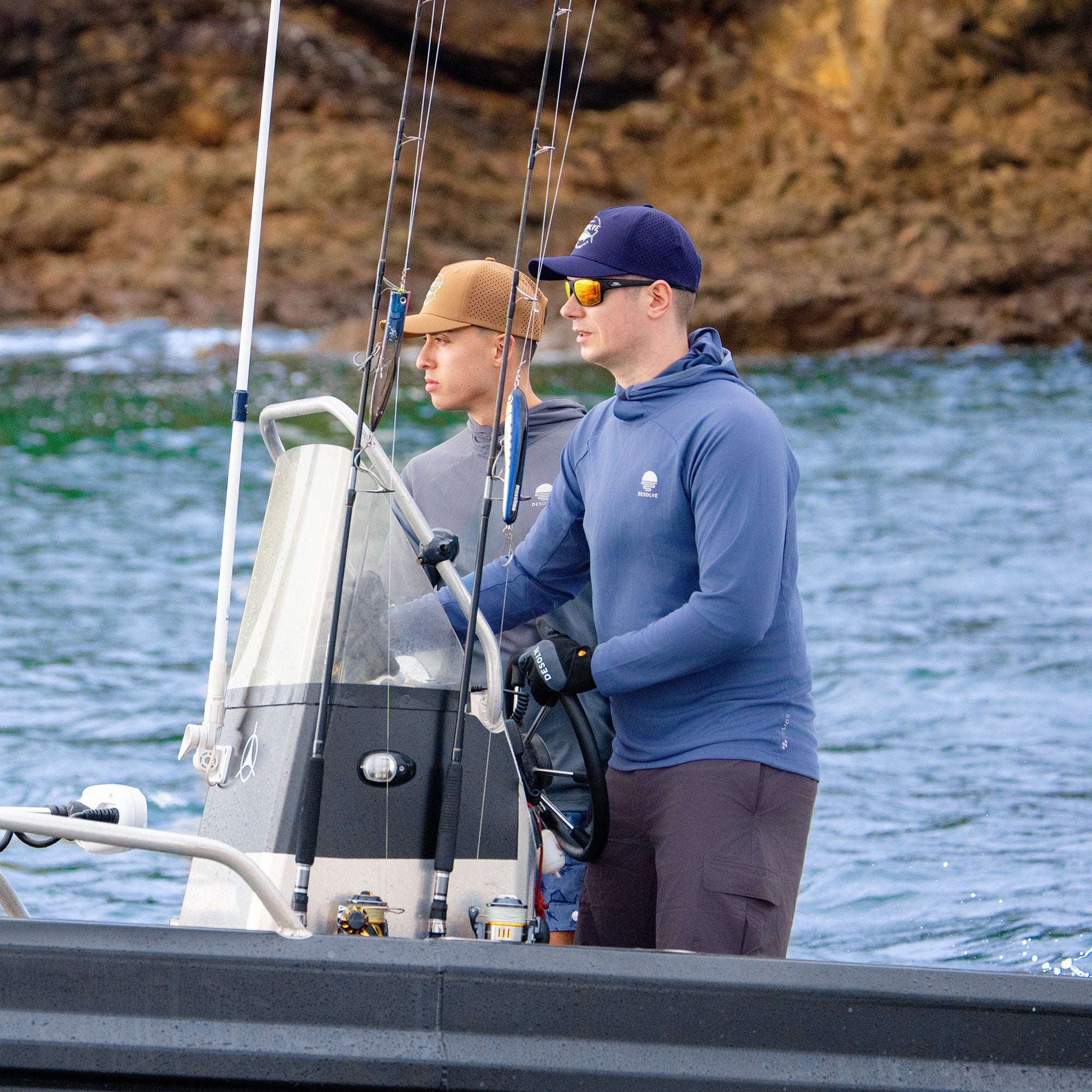 Helios Hooded Fishing Shirt Yellowfin