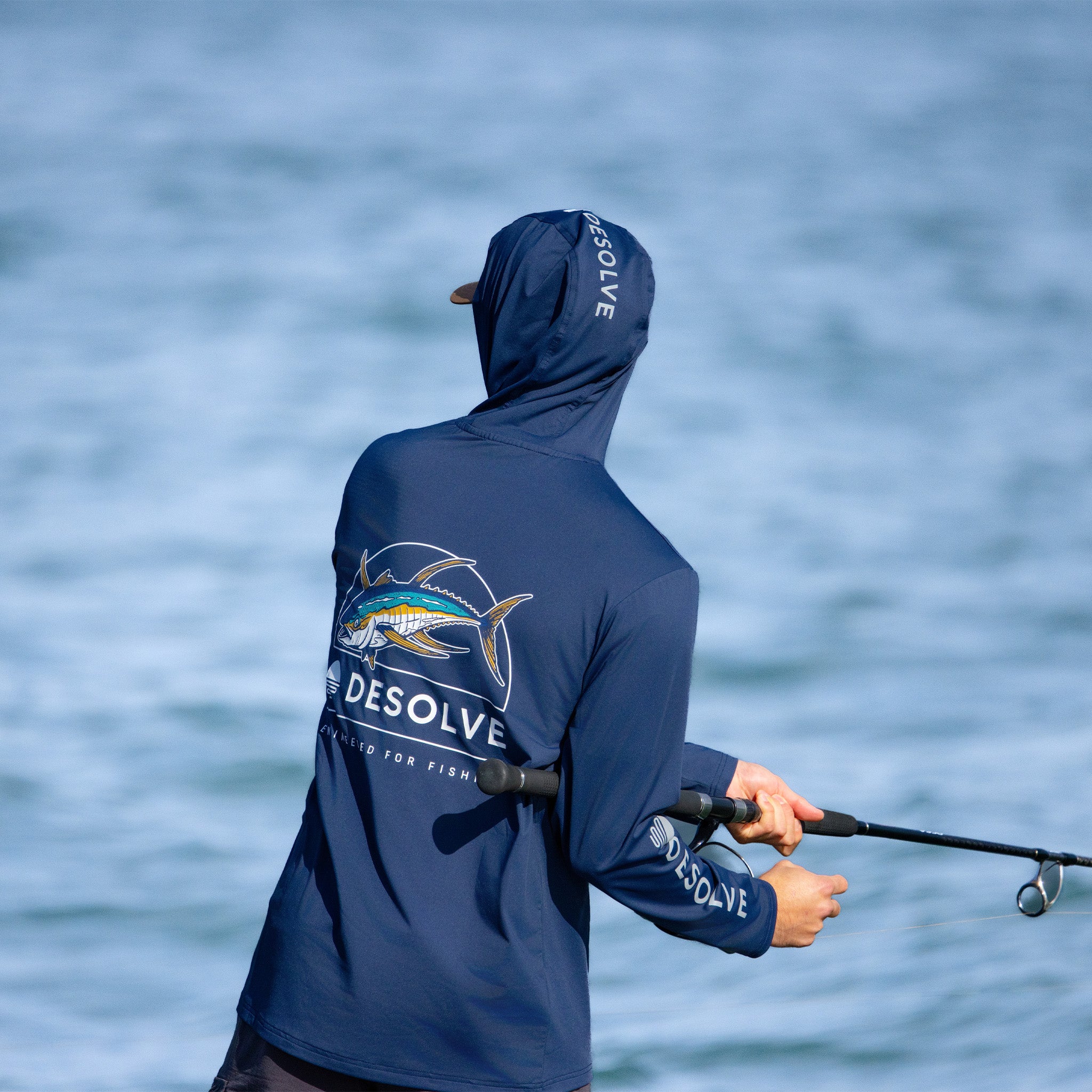 SolarDry Hooded Fishing Shirt Ahi