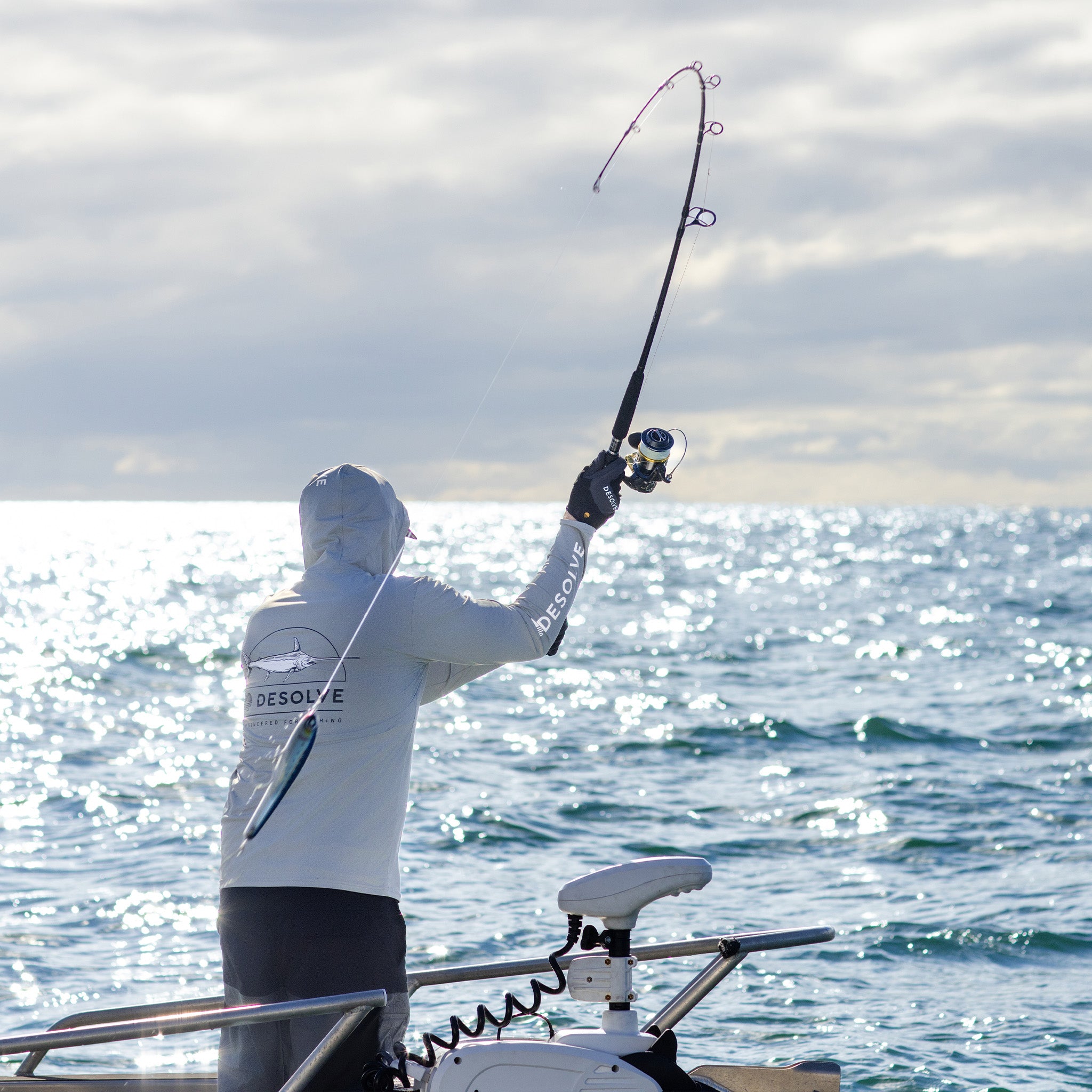 SolarDry Hooded Fishing Shirt Gladius
