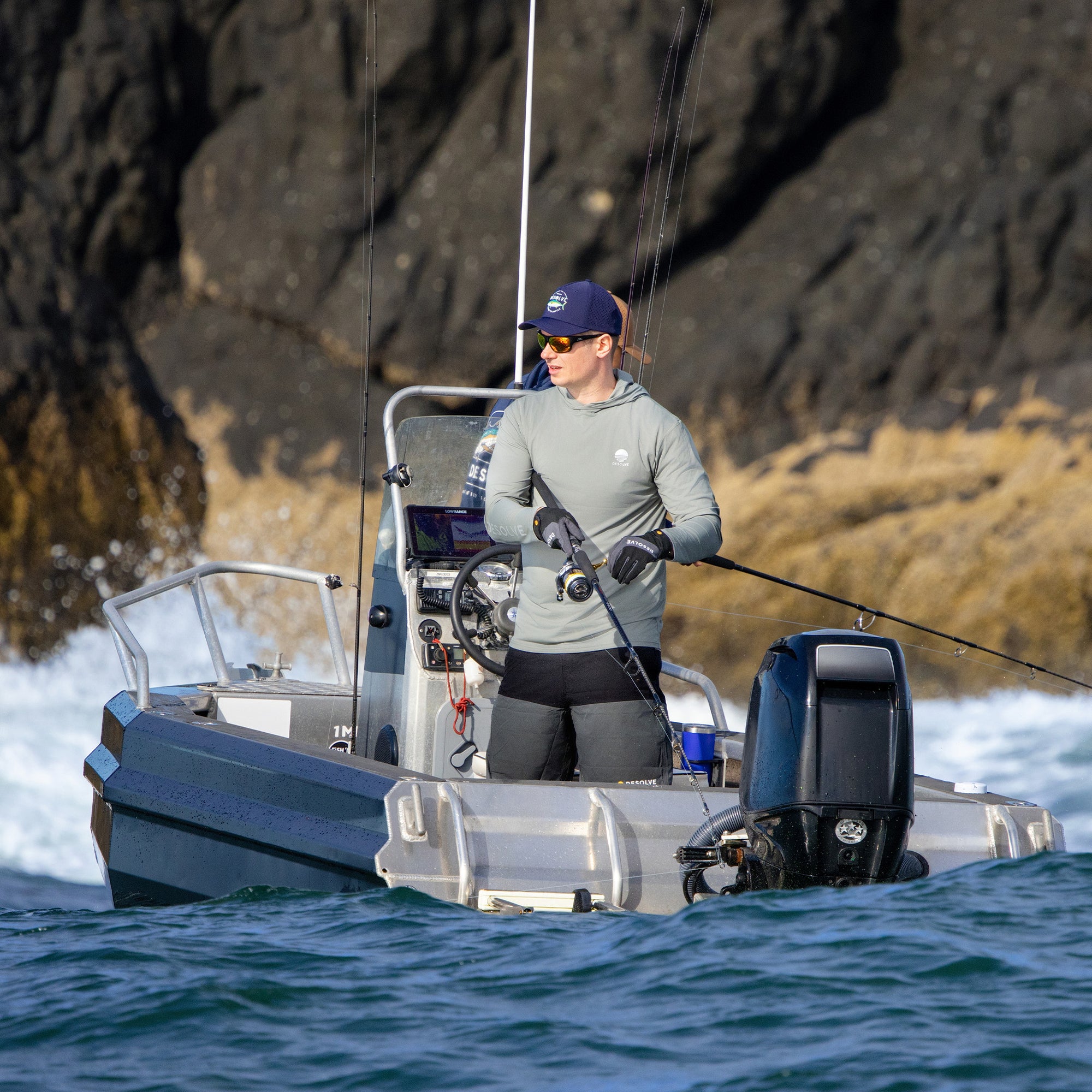 SolarDry Hooded Fishing Shirt Gladius