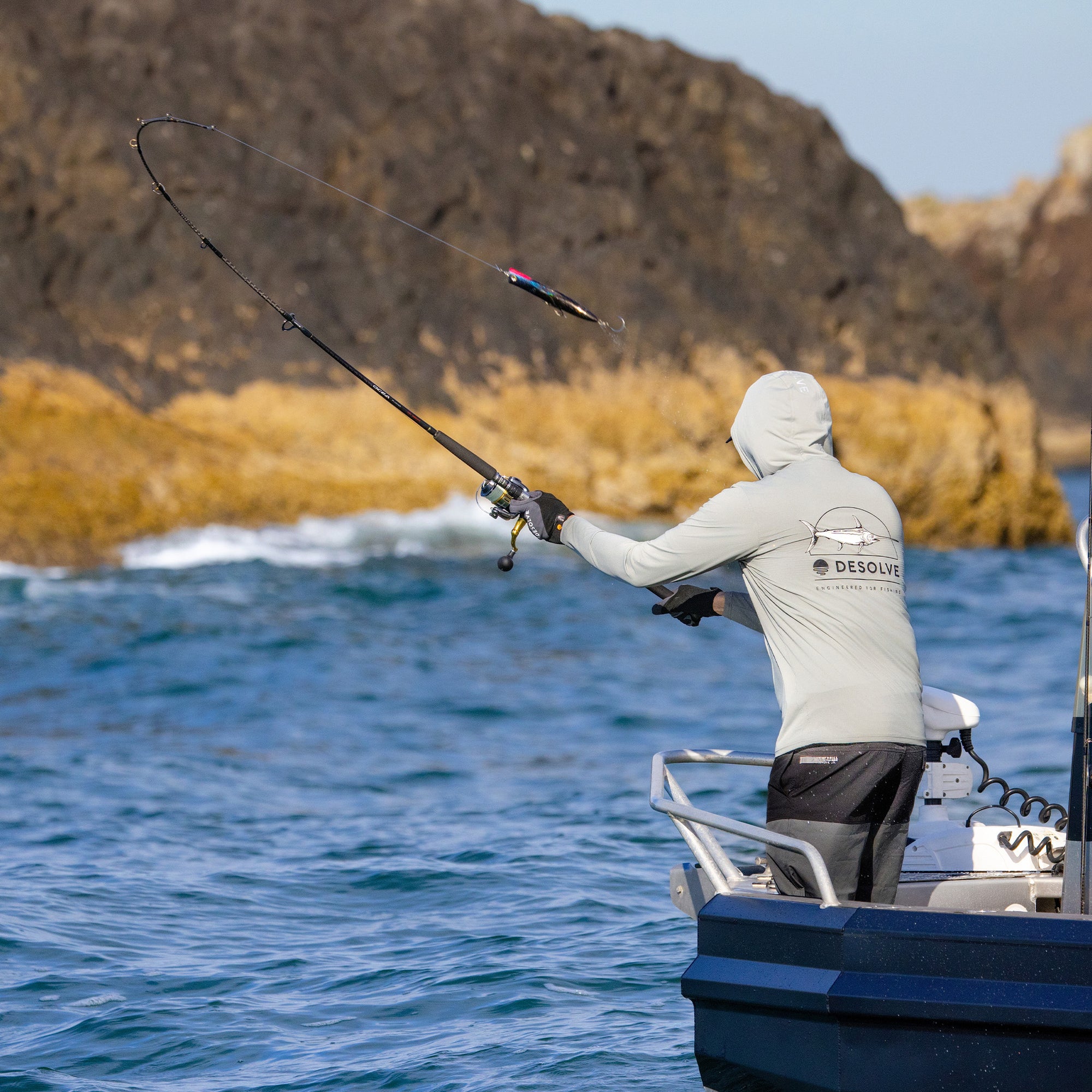 SolarDry Hooded Fishing Shirt Gladius
