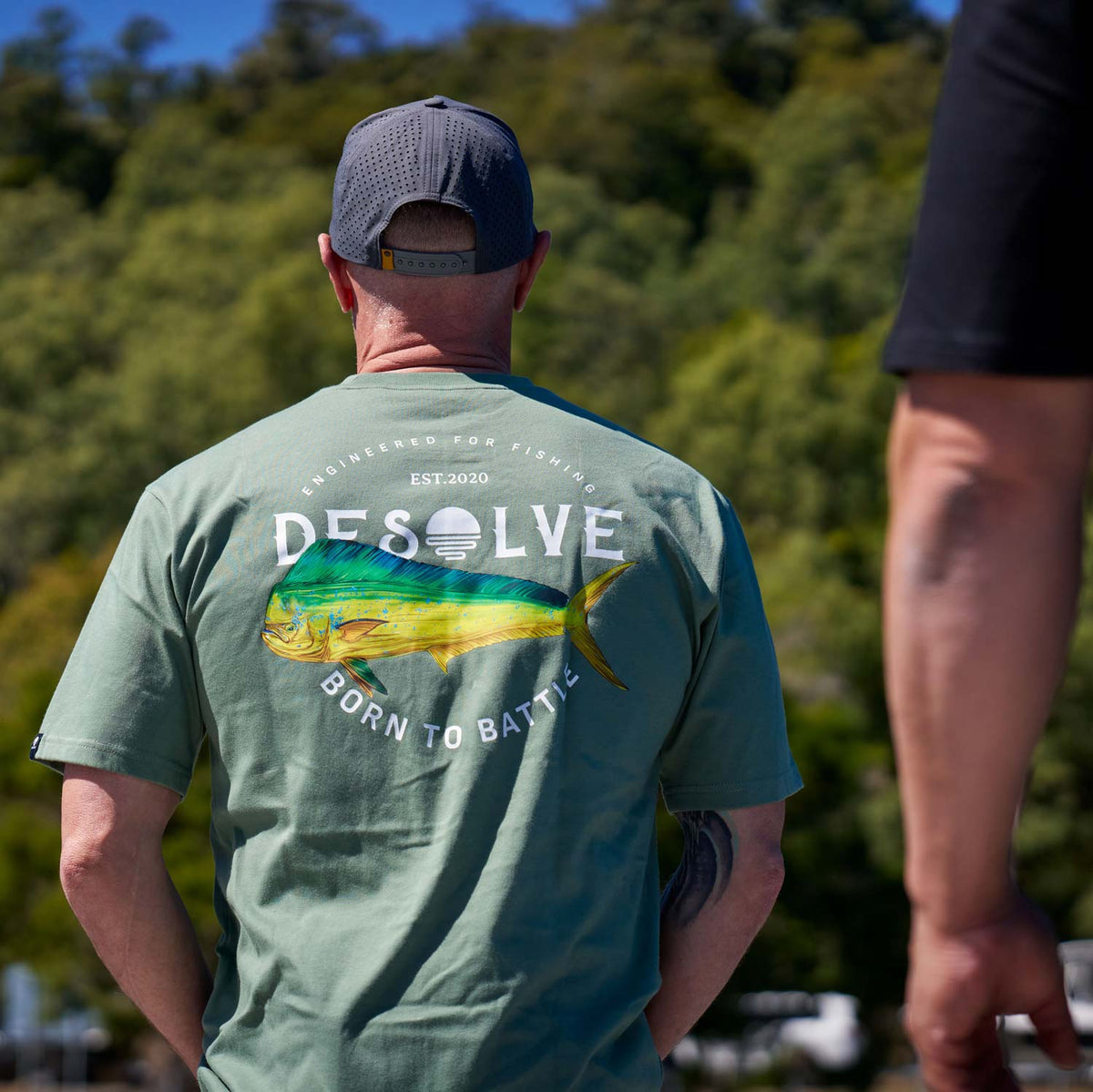 Born To Battle Tee Mahi Mahi
