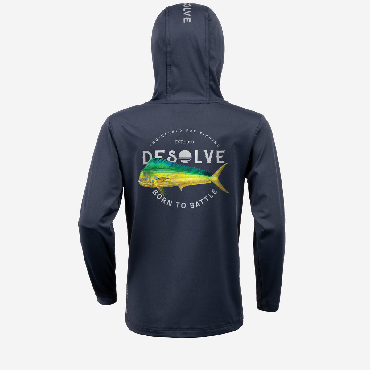 SolarDry Hooded Fishing Shirt Mahi Mahi Kids'