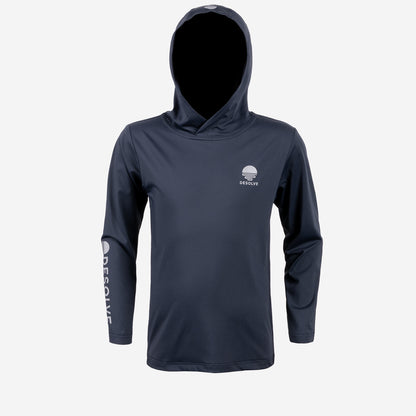 SolarDry Hooded Fishing Shirt Mahi Mahi Kids'