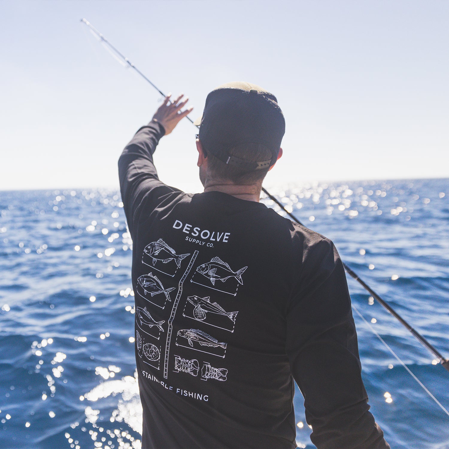 Long Sleeve Tees for Men, Desolve Supply Co., Forever Fishing - Desolve  Supply Co.