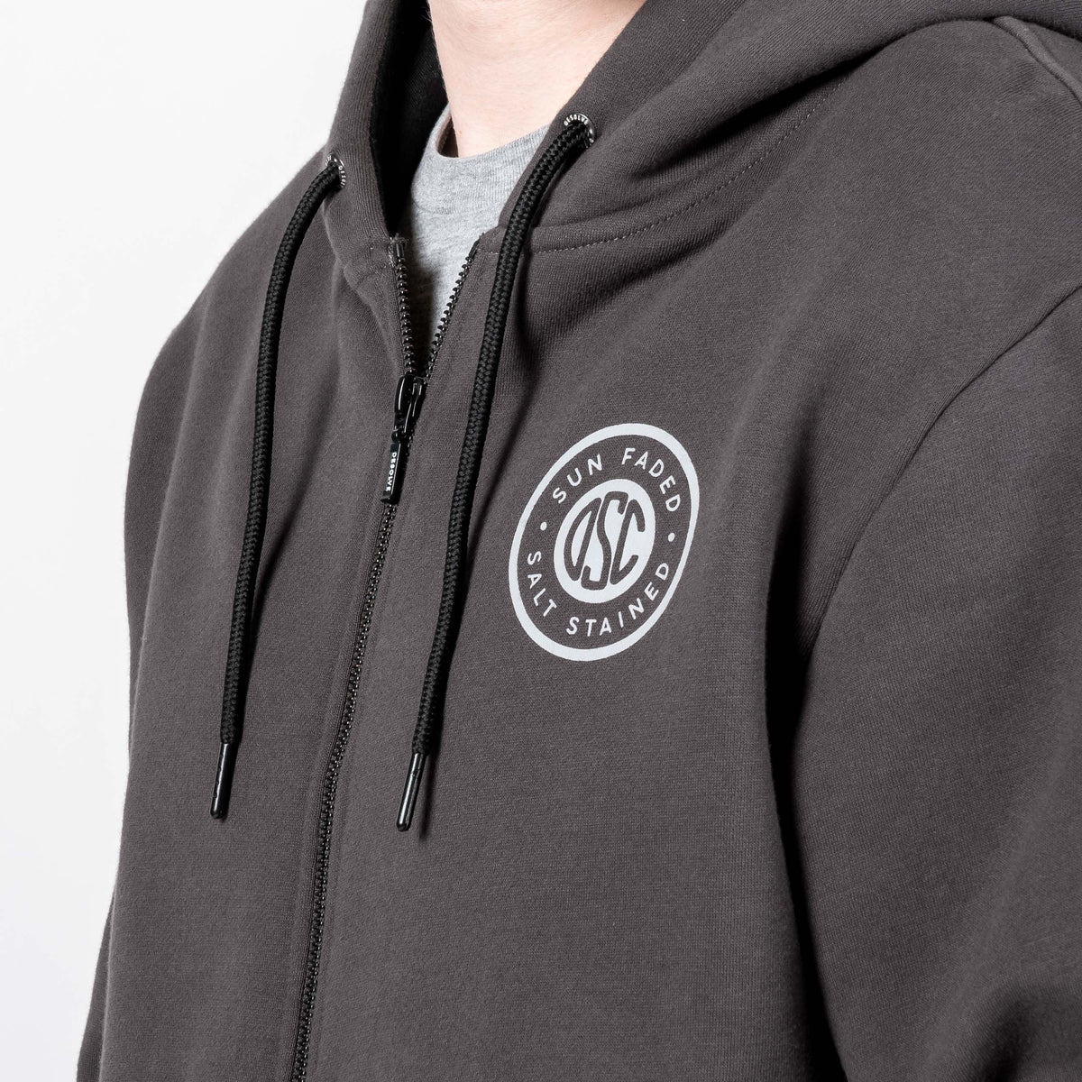 Desolve Supply Co | Current Zip Hoodie | Two Front Pockets | Full-Zip ...