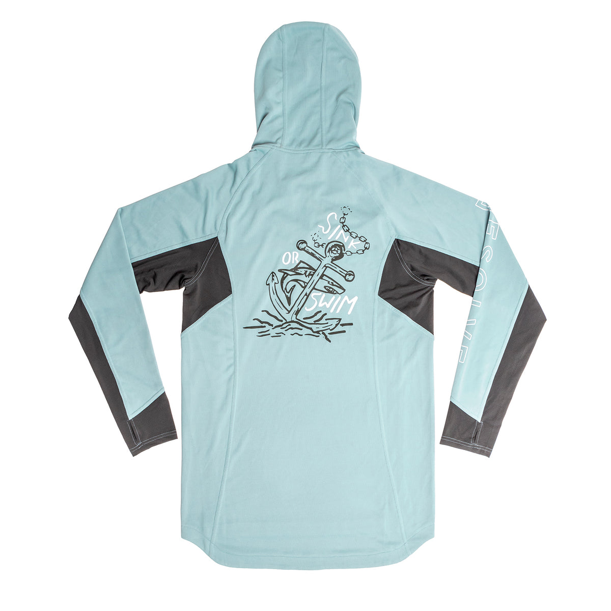 Desolve Supply Co, Fish Face Hoodie, Quick Drying Fishing Hoodie with  Inbuilt Face Mask, Mens - Desolve Supply Co.