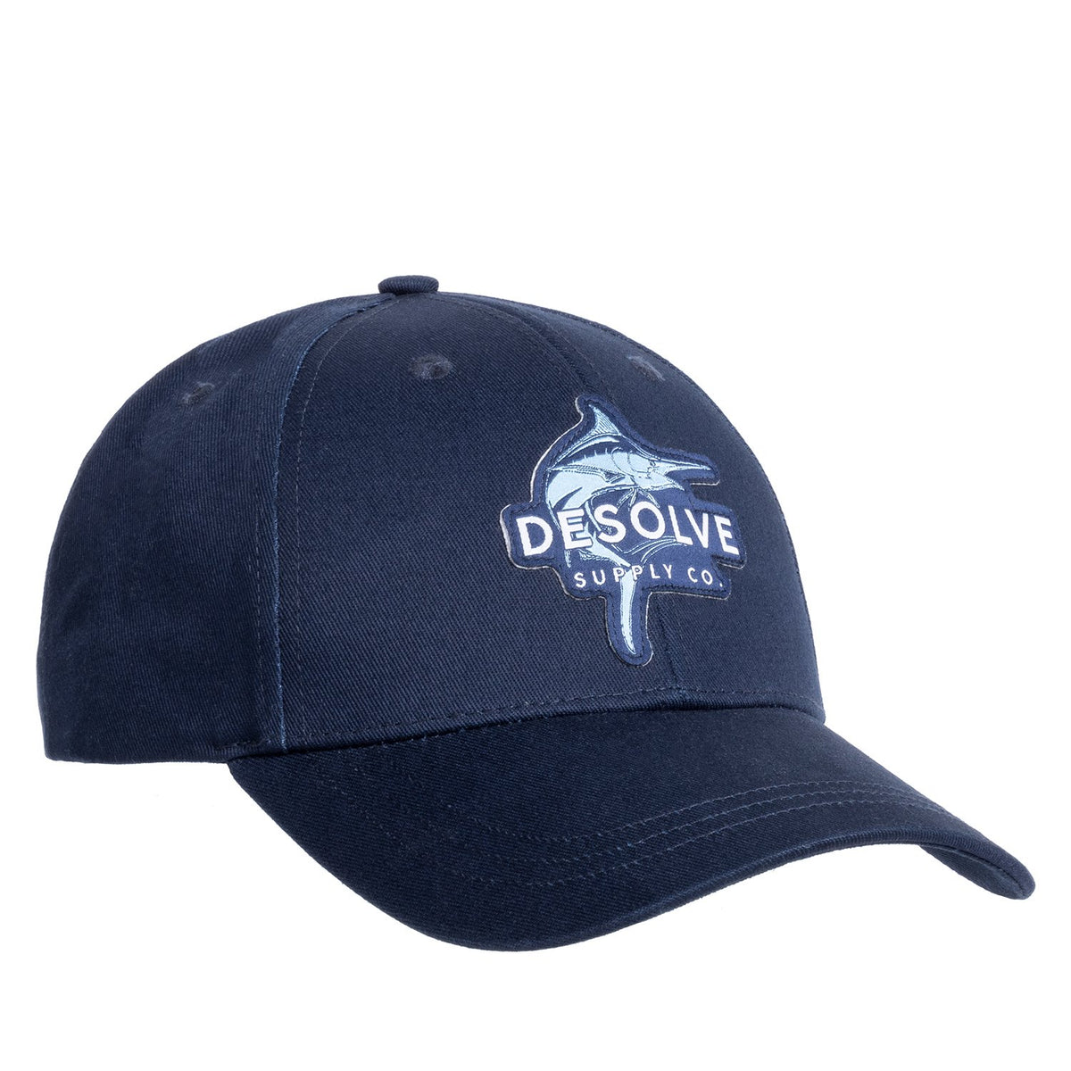 Desolve Supply Co, Marlin Cap, 100% Poly Cotton, One Size Fits Most, Fishing Hat, Mens - Desolve Supply Co.