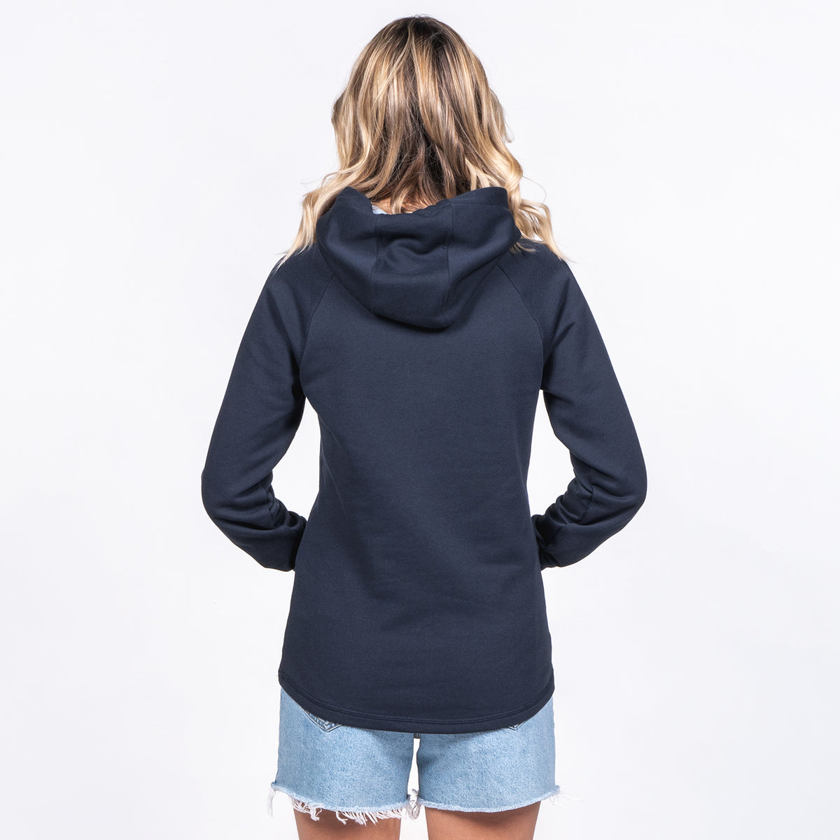 Ladies hot sale navy hoodie