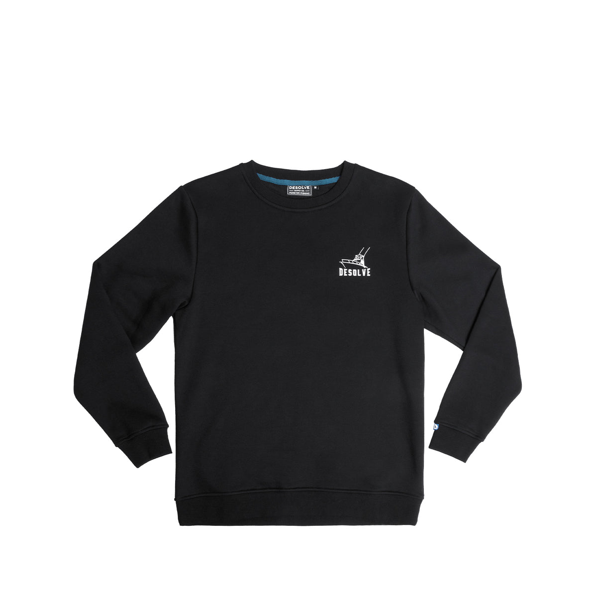 Desolve Supply Co | Waves Sweater | Navy Fishing Sweater | Mens ...